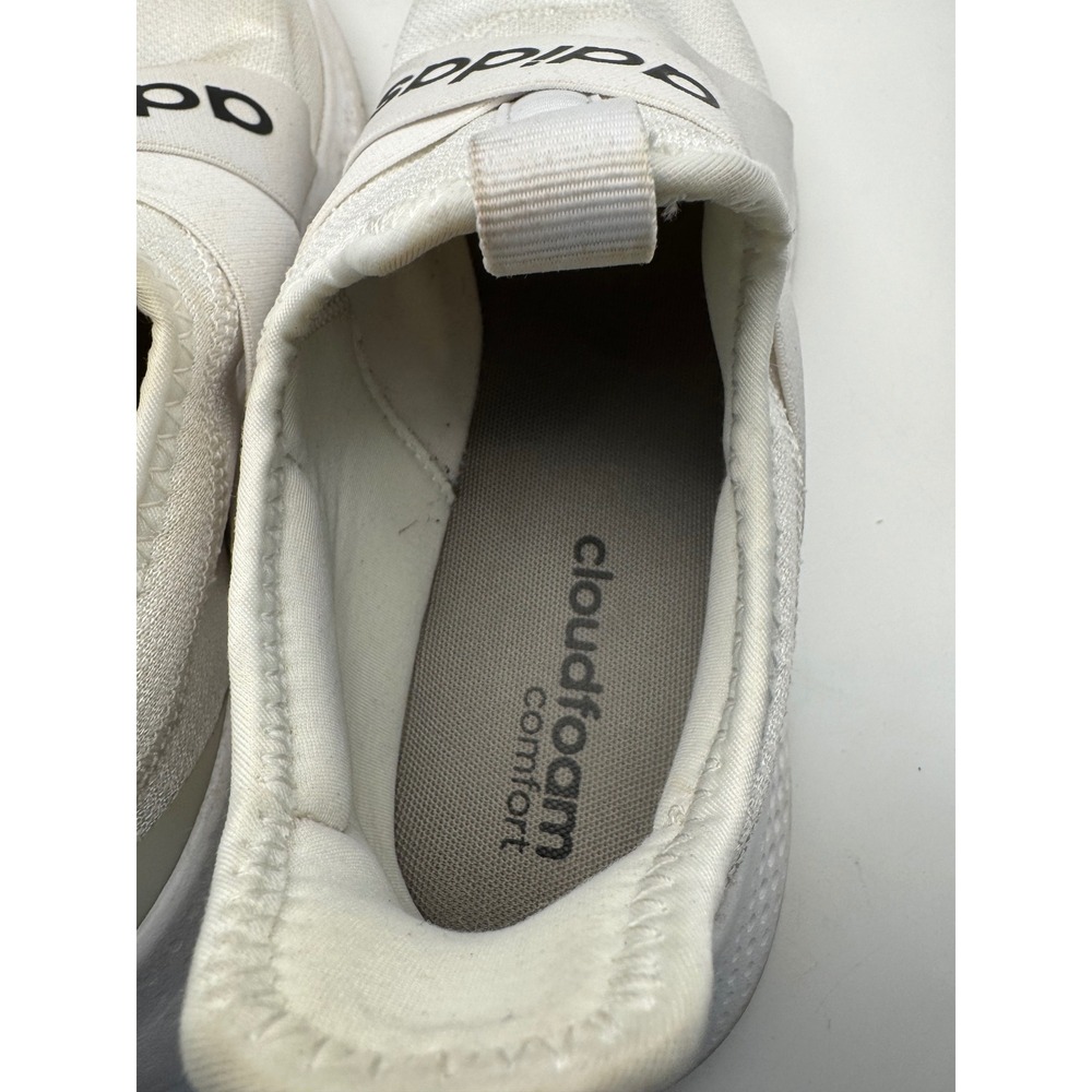 Adidas Womens Slip On Athletic Shoes‎ White Elastic Band Sz 9